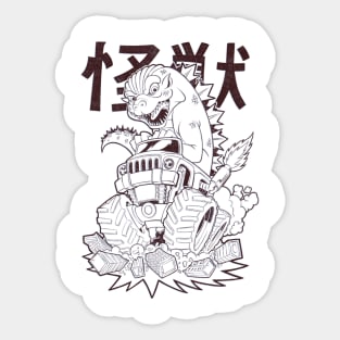 Kaiju Truck Sticker